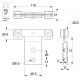 SLIDING CRYSTAL RAIL ROLLER H21 ADJUSTABLE-SLIDING SHEETS ( UP TO 90KG )